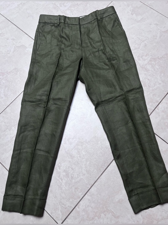 J. Crew Pants - J. Crew Women’s Olive Linen Dress  Pants